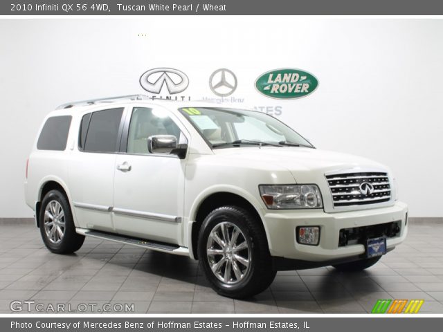 2010 Infiniti QX 56 4WD in Tuscan White Pearl