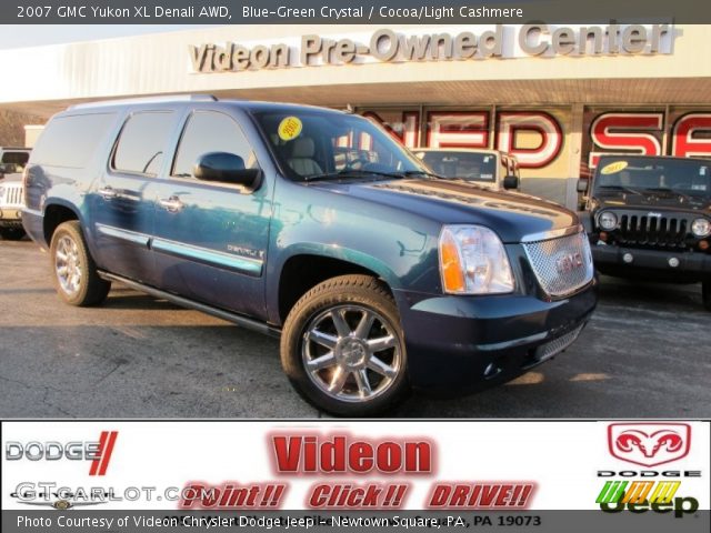 2007 GMC Yukon XL Denali AWD in Blue-Green Crystal
