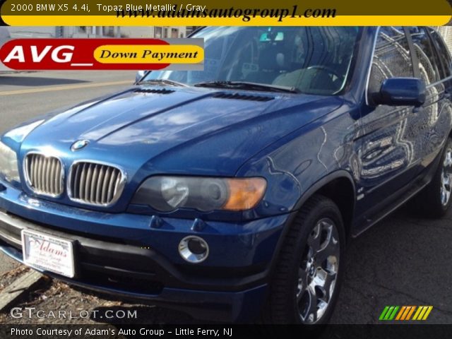 2000 BMW X5 4.4i in Topaz Blue Metallic