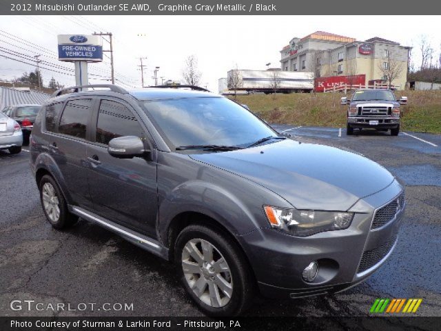 2012 Mitsubishi Outlander SE AWD in Graphite Gray Metallic