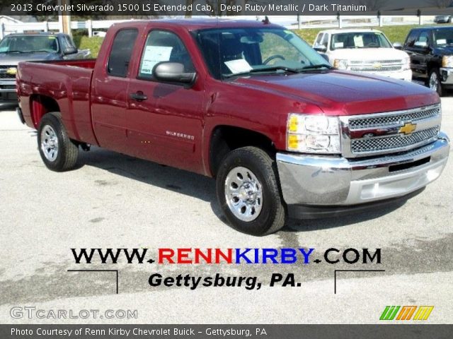 2013 Chevrolet Silverado 1500 LS Extended Cab in Deep Ruby Metallic