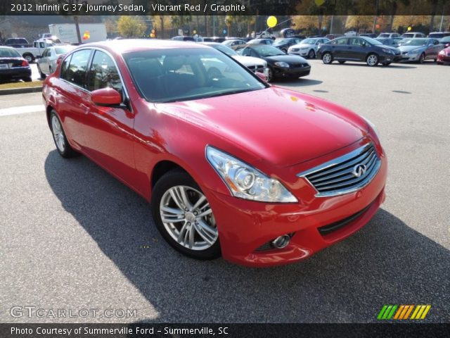 2012 Infiniti G 37 Journey Sedan in Vibrant Red