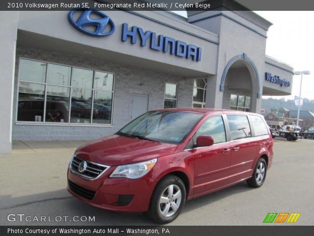 2010 Volkswagen Routan SE in Pomegranate Red Metallic