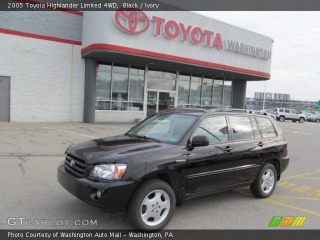2005 Toyota Highlander Limited 4WD in Black