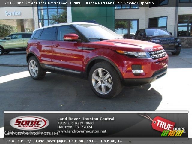 2013 Land Rover Range Rover Evoque Pure in Firenze Red Metallic