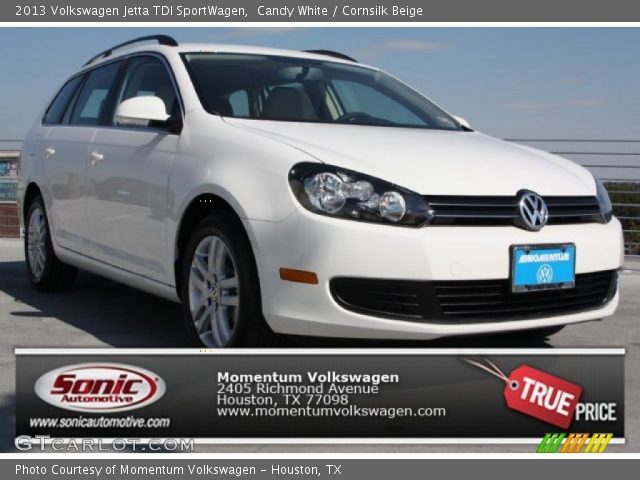 2013 Volkswagen Jetta TDI SportWagen in Candy White