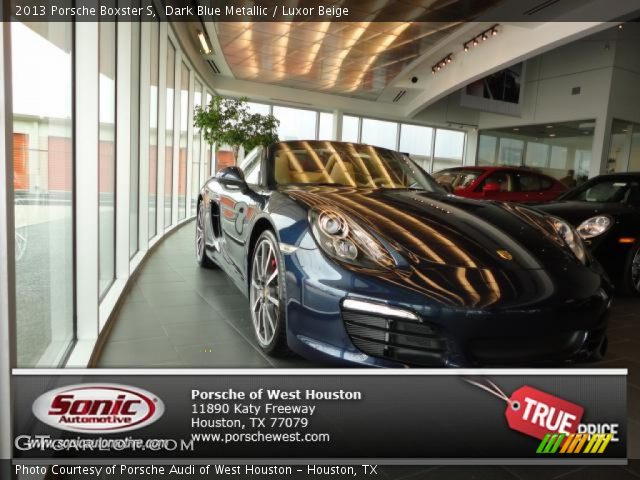 2013 Porsche Boxster S in Dark Blue Metallic