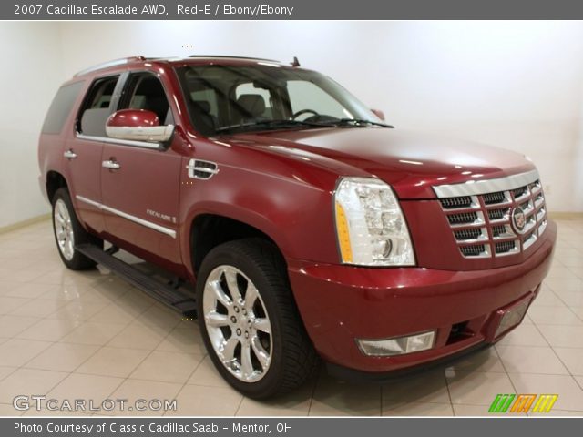 2007 Cadillac Escalade AWD in Red-E