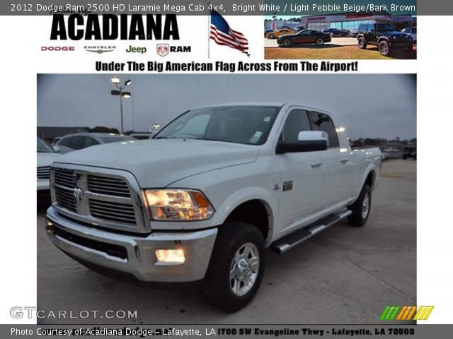 2012 Dodge Ram 2500 HD Laramie Mega Cab 4x4 in Bright White