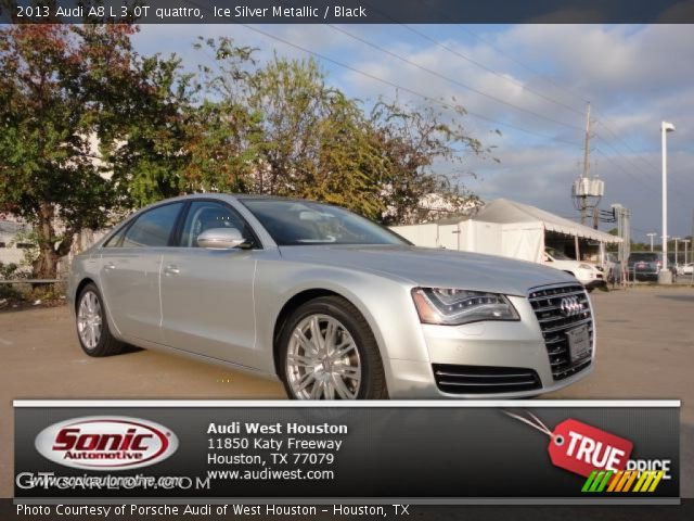 2013 Audi A8 L 3.0T quattro in Ice Silver Metallic