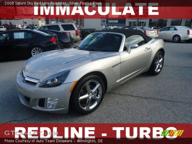 2008 Saturn Sky Red Line Roadster in Silver Pearl