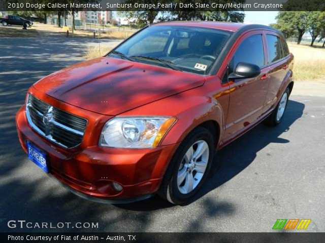 2010 Dodge Caliber Mainstreet in Sunburst Orange Pearl