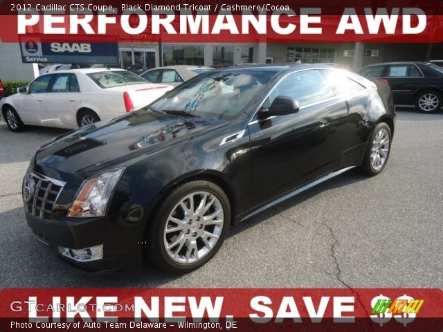2012 Cadillac CTS Coupe in Black Diamond Tricoat