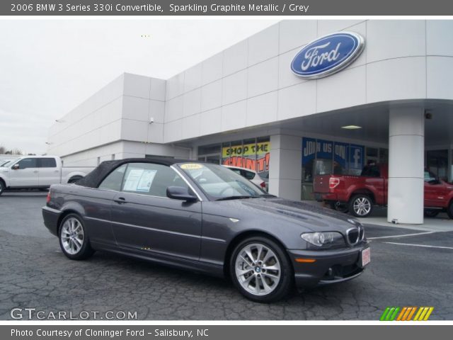 2006 BMW 3 Series 330i Convertible in Sparkling Graphite Metallic