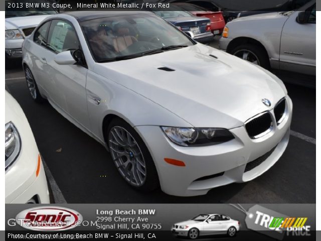 2013 BMW M3 Coupe in Mineral White Metallic