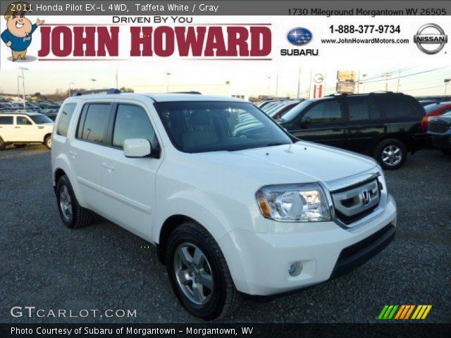 2011 Honda Pilot EX-L 4WD in Taffeta White