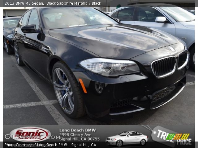 2013 BMW M5 Sedan in Black Sapphire Metallic
