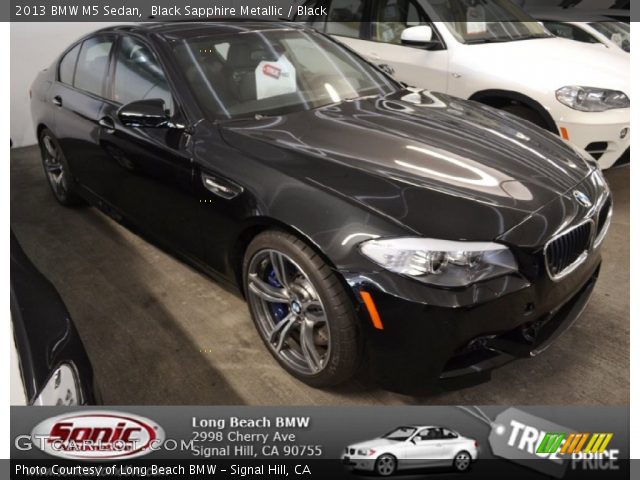 2013 BMW M5 Sedan in Black Sapphire Metallic