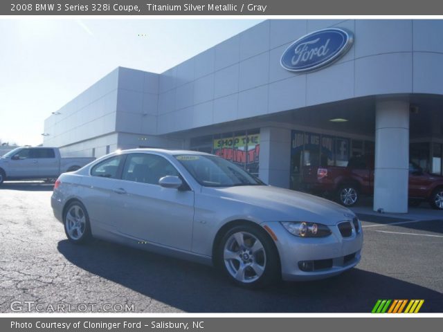 2008 BMW 3 Series 328i Coupe in Titanium Silver Metallic