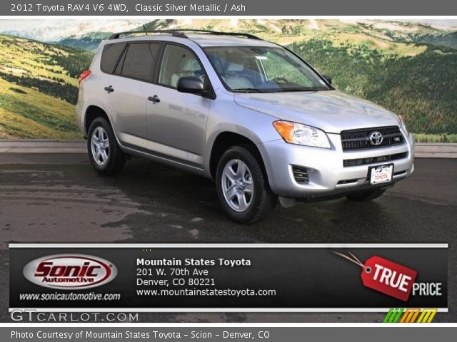 2012 Toyota RAV4 V6 4WD in Classic Silver Metallic