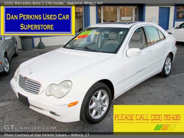 2002 Mercedes-Benz C 240 Sedan in Alabaster White