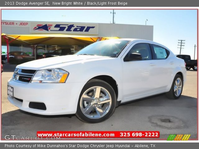 2013 Dodge Avenger SE in New Bright White