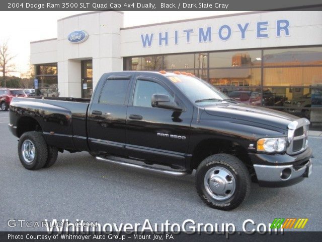 2004 Dodge Ram 3500 SLT Quad Cab 4x4 Dually in Black