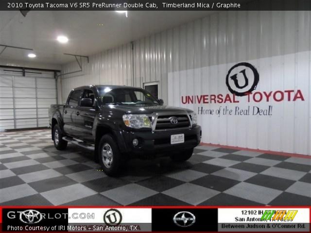2010 Toyota Tacoma V6 SR5 PreRunner Double Cab in Timberland Mica