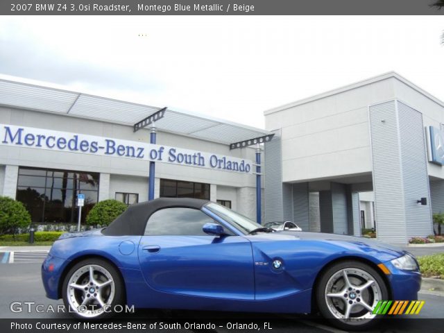 2007 BMW Z4 3.0si Roadster in Montego Blue Metallic