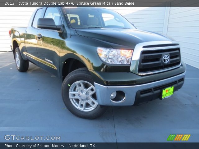 2013 Toyota Tundra Double Cab 4x4 in Spruce Green Mica