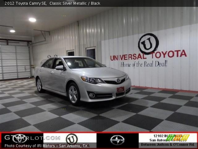 2012 Toyota Camry SE in Classic Silver Metallic
