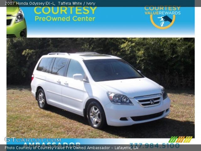 2007 Honda Odyssey EX-L in Taffeta White