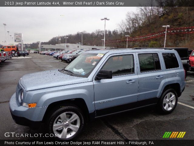 2013 Jeep Patriot Latitude 4x4 in Winter Chill Pearl