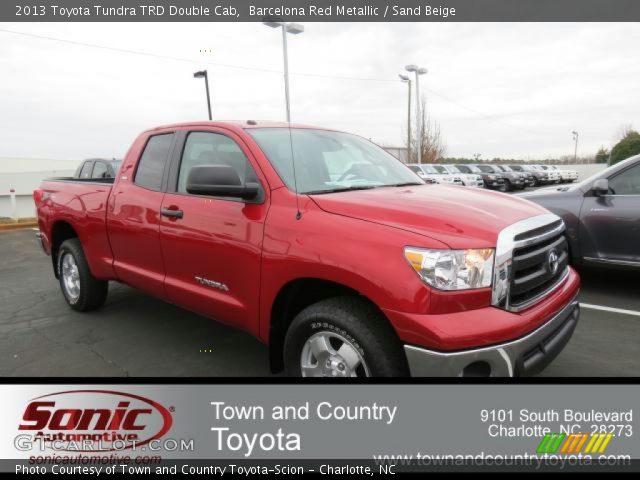 2013 Toyota Tundra TRD Double Cab in Barcelona Red Metallic