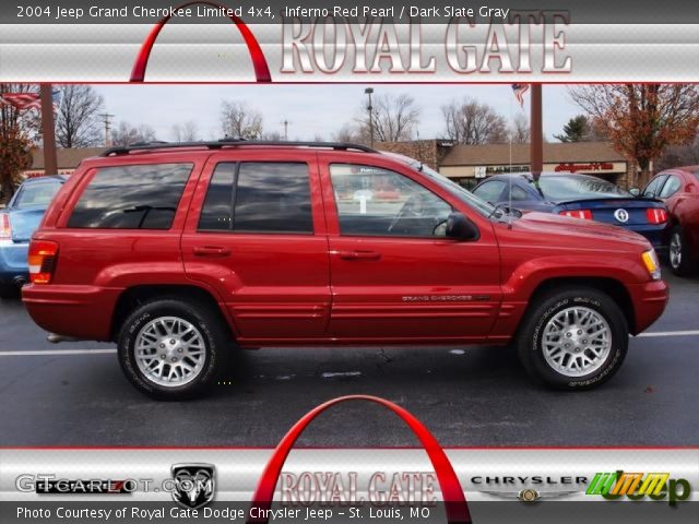 2004 Jeep Grand Cherokee Limited 4x4 in Inferno Red Pearl
