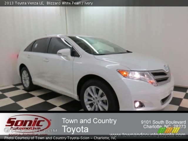2013 Toyota Venza LE in Blizzard White Pearl