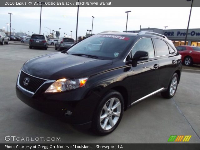 2010 Lexus RX 350 in Obsidian Black