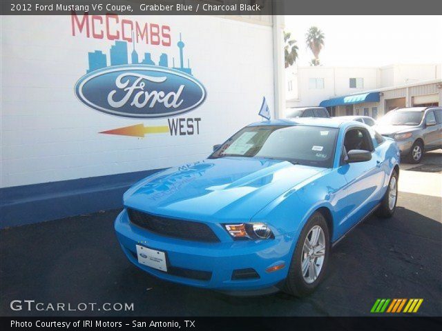 2012 Ford Mustang V6 Coupe in Grabber Blue