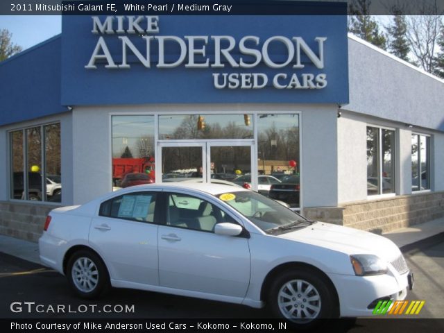 2011 Mitsubishi Galant FE in White Pearl