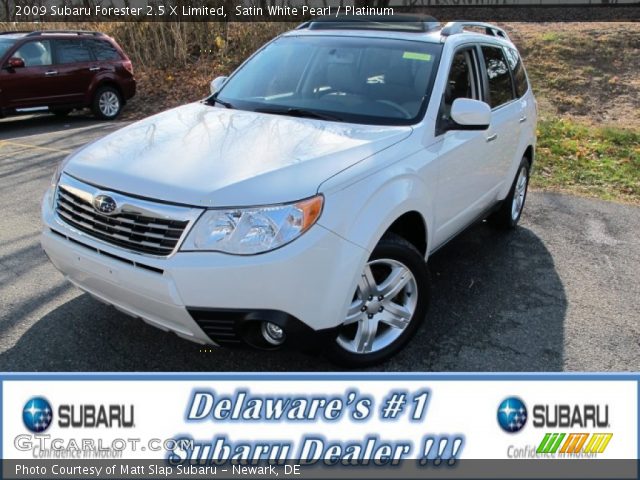 2009 Subaru Forester 2.5 X Limited in Satin White Pearl