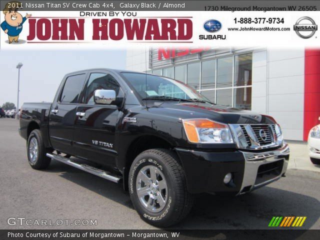 2011 Nissan Titan SV Crew Cab 4x4 in Galaxy Black