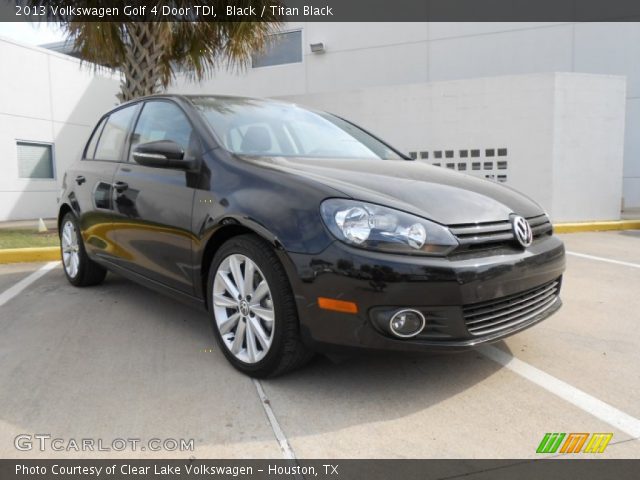 2013 Volkswagen Golf 4 Door TDI in Black