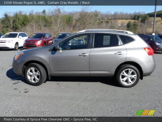 2008 Nissan Rogue SL AWD in Gotham Gray Metallic
