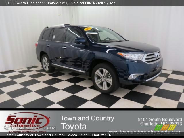 2012 Toyota Highlander Limited 4WD in Nautical Blue Metallic