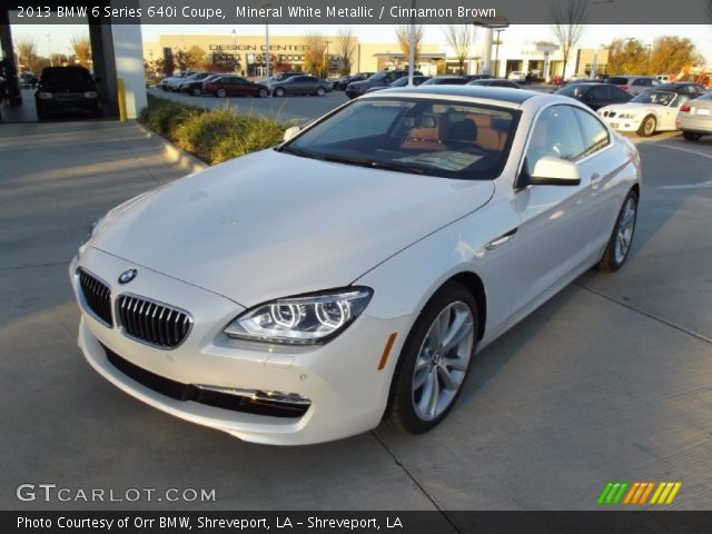 2013 BMW 6 Series 640i Coupe in Mineral White Metallic