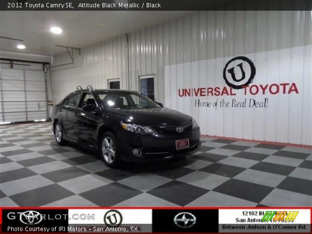 2012 Toyota Camry SE in Attitude Black Metallic
