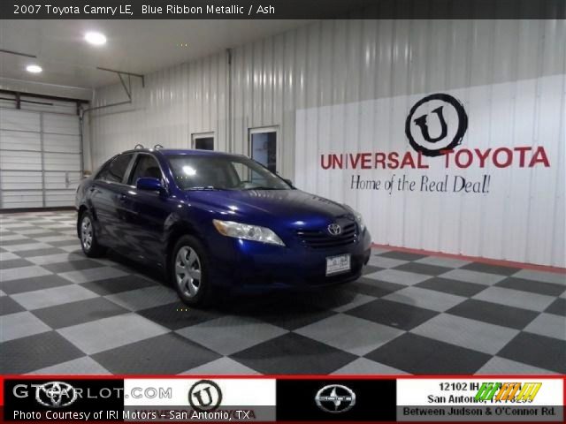 2007 Toyota Camry LE in Blue Ribbon Metallic