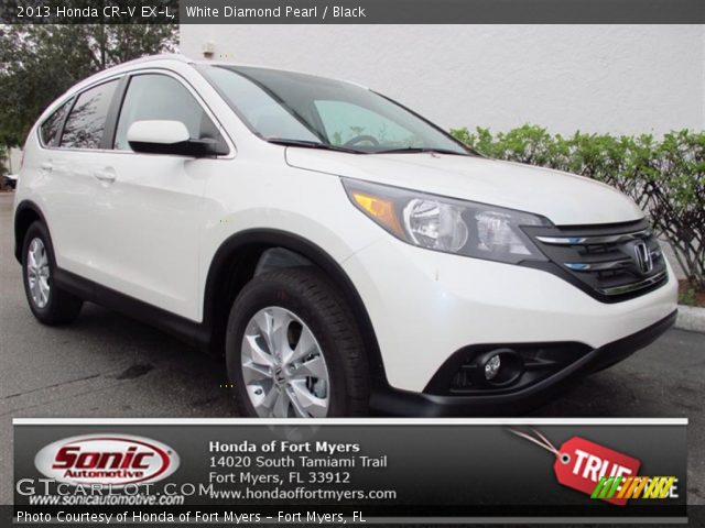 2013 Honda CR-V EX-L in White Diamond Pearl
