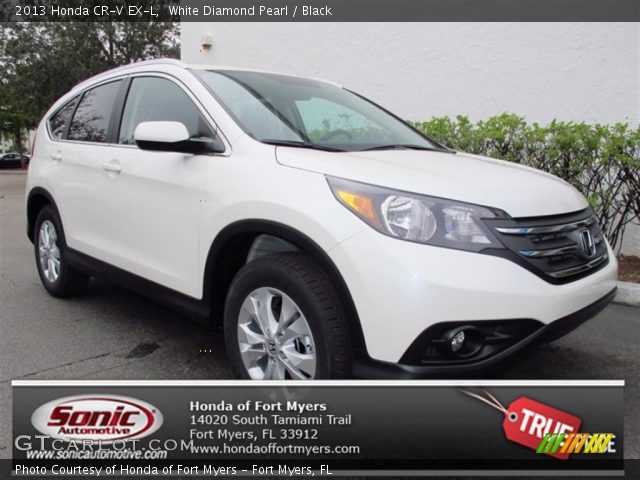 2013 Honda CR-V EX-L in White Diamond Pearl