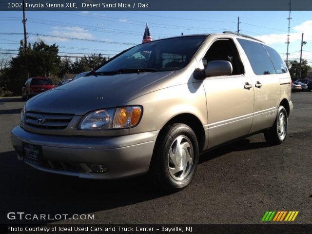 2002 Toyota Sienna XLE in Desert Sand Mica